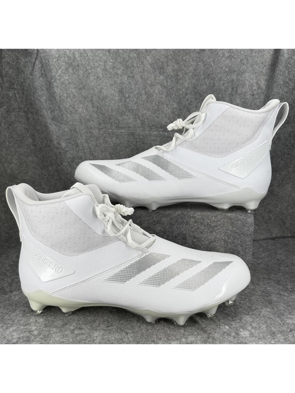 Adidas Adizero Chaos Football Cleats IF5227 White Size 17 NWT 092